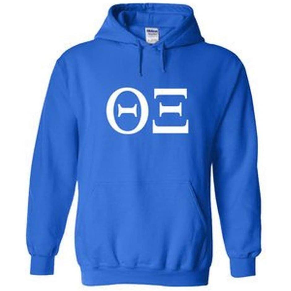 imageTheta Xi World Famous Greek Hoodie Royal Blue with White ImprintRoyal Blue