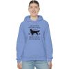 Anything Your Dog Can Do, My Golden Retriever Can Do Better Hooded Sweatshirt(Carolina Blue)