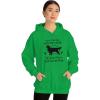 Anything Your Dog Can Do, My Golden Retriever Can Do Better Hooded Sweatshirt(Irish Green)