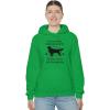Anything Your Dog Can Do, My Golden Retriever Can Do Better Hooded Sweatshirt(Irish Green)