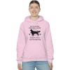Anything Your Dog Can Do, My Golden Retriever Can Do Better Hooded Sweatshirt(Light Pink)