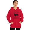 Anything Your Dog Can Do, My Golden Retriever Can Do Better Hooded Sweatshirt(Red)
