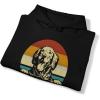 Custom Life Is Golden Golden Retriever Hooded Sweatshirt(Black)