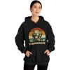 Custom Life Is Golden Golden Retriever Hooded Sweatshirt(Black)