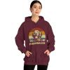 Custom Life Is Golden Golden Retriever Hooded Sweatshirt(Maroon)