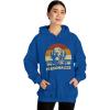 Custom Life Is Golden Golden Retriever Hooded Sweatshirt(Royal)
