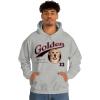 Golden Retriever – Breed Of Champions Hooded Sweatshirt(Sport Grey)