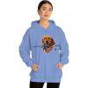 Golden Retriever – God Bless America Hooded Sweatshirt(Carolina Blue)