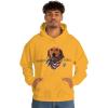 Golden Retriever – God Bless America Hooded Sweatshirt(Gold)