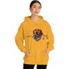 Golden Retriever – God Bless America Hooded Sweatshirt(Gold)