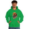 Golden Retriever – God Bless America Hooded Sweatshirt(Irish Green)