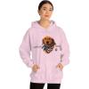 Golden Retriever – God Bless America Hooded Sweatshirt(Light Pink)