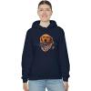 Golden Retriever – God Bless America Hooded Sweatshirt(Navy)