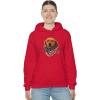 Golden Retriever – God Bless America Hooded Sweatshirt(Red)