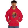 Golden Retriever – God Bless America Hooded Sweatshirt(Red)