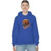 Golden Retriever – God Bless America Hooded Sweatshirt(Royal)