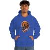 Golden Retriever – God Bless America Hooded Sweatshirt(Royal)