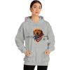 Golden Retriever – God Bless America Hooded Sweatshirt(Sport Grey)