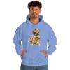 Golden Retriever – Profile Hooded Sweatshirt(Carolina Blue)