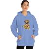 Golden Retriever – Profile Hooded Sweatshirt(Carolina Blue)