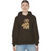 Golden Retriever – Profile Hooded Sweatshirt(Dark Chocolate)