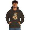 Golden Retriever – Profile Hooded Sweatshirt(Dark Chocolate)
