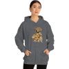 Golden Retriever – Profile Hooded Sweatshirt(Dark Heather)