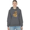 Golden Retriever – Profile Hooded Sweatshirt(Dark Heather)