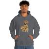 Golden Retriever – Profile Hooded Sweatshirt(Dark Heather)