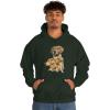 Golden Retriever – Profile Hooded Sweatshirt(Forest Green)
