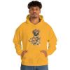 Golden Retriever – Profile Hooded Sweatshirt(Gold)