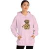 Golden Retriever – Profile Hooded Sweatshirt(Light Pink)