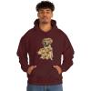Golden Retriever – Profile Hooded Sweatshirt(Maroon)