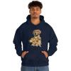 Golden Retriever – Profile Hooded Sweatshirt(Navy)