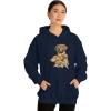 Golden Retriever – Profile Hooded Sweatshirt(Navy)