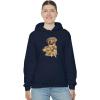 Golden Retriever – Profile Hooded Sweatshirt(Navy)
