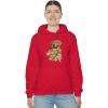 Golden Retriever – Profile Hooded Sweatshirt(Red)