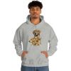 Golden Retriever – Profile Hooded Sweatshirt(Sport Grey)