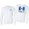 Greekgear Theta Xi Flag Long Sleeve T-Shirt(White)
