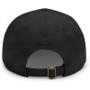 I Love My Golden Retriever Hat with Leather Patch(Black W/ Grey Patch)