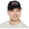 I Love My Golden Retriever Hat with Leather Patch(Black W/ Grey Patch)