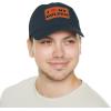 I Love My Golden Retriever Hat with Leather Patch(Navy W/ Light Brown Patch)