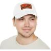 I Love My Golden Retriever Hat with Leather Patch(White W/ Light Brown Patch)
