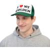 I Love My Golden Retriever Trucker Caps(Green)