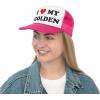I Love My Golden Retriever Trucker Caps(Pink)
