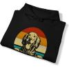 Life Is Golden Golden Retriever Hooded Sweatshirt(Black)