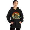 Life Is Golden Golden Retriever Hooded Sweatshirt(Black)