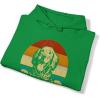 Life Is Golden Golden Retriever Hooded Sweatshirt(Irish Green)
