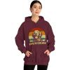 Life Is Golden Golden Retriever Hooded Sweatshirt(Maroon)