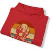 Life Is Golden Golden Retriever Hooded Sweatshirt(Red)